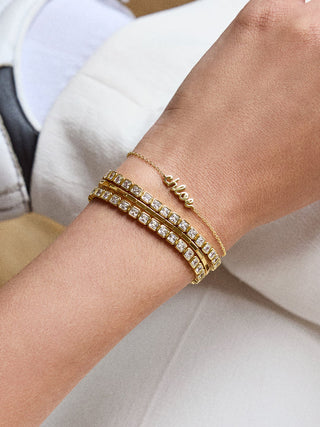 Princess Lab Grown Diamond Tennis Bracelet