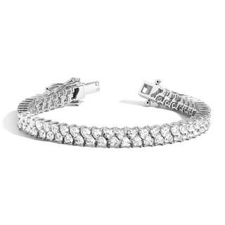 Heart Cut Moissanite Diamond Tennis bracelets