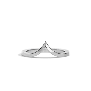 Plain Curved Wedding Band