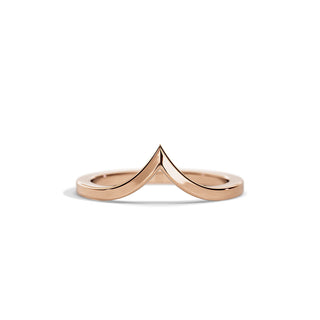 Plain Curved Wedding Band