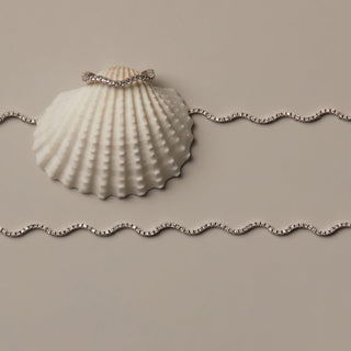 Round Cut Moissanite Diamond Tennis Necklace