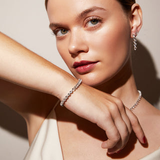 Heart Cut Moissanite Diamond Tennis bracelets