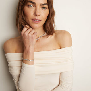 Trillion Cut Moissanite Diamond Tennis bracelets