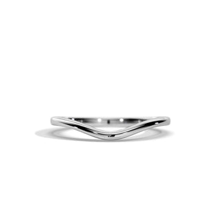 Plain Curved Wedding Band
