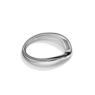 Plain Curved Wedding Band