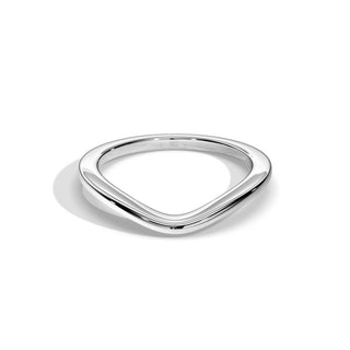 Plain Curved Wedding Band