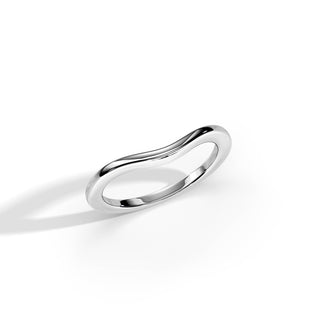 Plain Curved Wedding Band