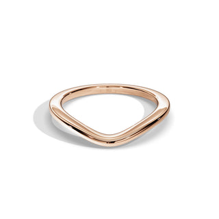Plain Curved Wedding Band