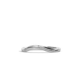 Plain Curved Wedding Band