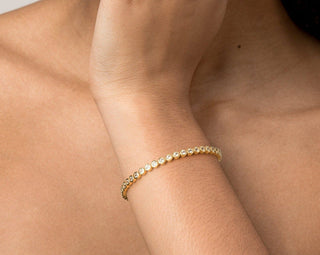 Round Cut Moissanite Diamond Tennis bracelets