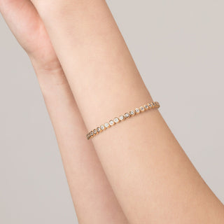 Round Cut Moissanite Diamond Tennis bracelets