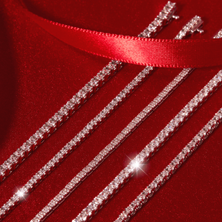 Round Cut Moissanite Diamond Tennis bracelets