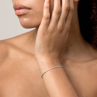 Round Cut Moissanite Diamond Tennis bracelets