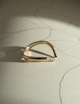 0.20 TCW Round Lab Grown Diamond Open Pave Wedding Band