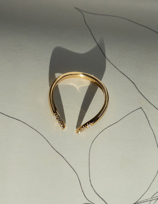 0.20 TCW Round Lab Grown Diamond Open Pave Wedding Band