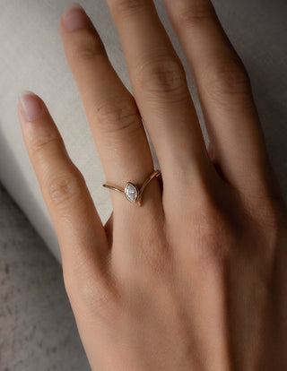 0.50 -1.50 CT Marquise Cut Lab Grown Diamond Solitaire Unique Engagement Ring