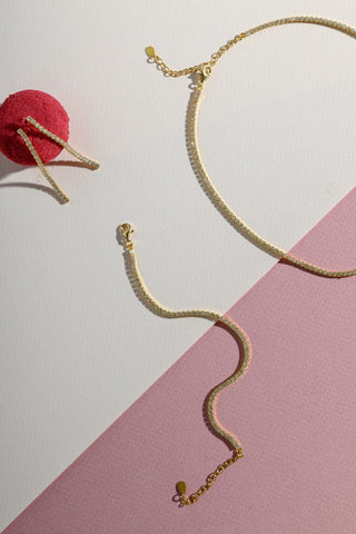 Round Cut Lab Grown Diamond Tennis Bracelet