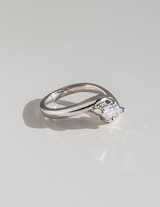 0.50 -1.50 CT Marquise Cut Lab Grown Diamond Solitaire Engagement Ring