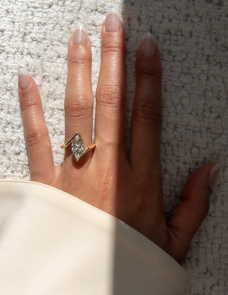 1.0 - 3.0 CT Marquise Shaped Lab Grown Diamond Solitaire Style Engagement Ring