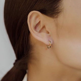 Twist Hoop Earrings
