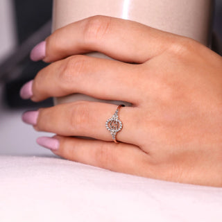 0.45 TCW Round Side Cancer zodiac Ring