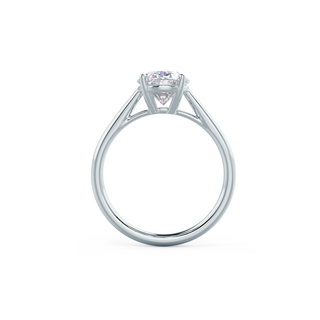 1.75ct Oval Cut Moissanite Solitaire 14K Gold Engagement Ring