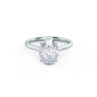 2.50ct Oval Moissanite Solitaire Engagement Ring