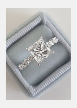 2.0ct Princess Cut Diamond 14K White Gold Engagement Ring