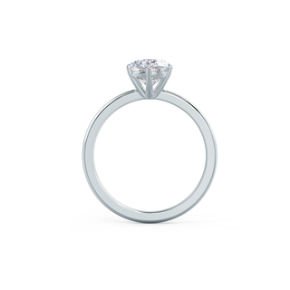1.50ct Oval Cut Solitaire Style Moissanite Engagement Ring