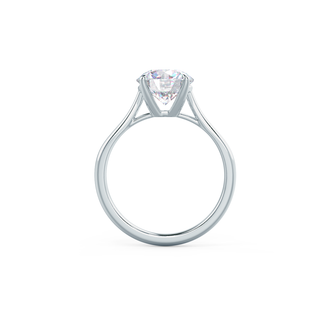 2.0ct Round Cut Moissanite Solitaire Engagement Ring