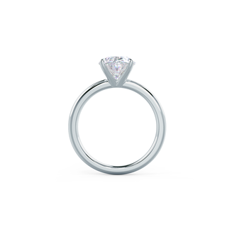 1.75ct Oval Cut Solitaire Moissanite Engagement Ring
