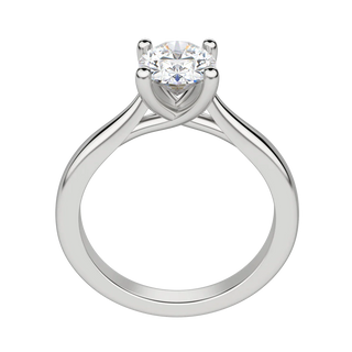 1.33 CT Oval Cut Solitaire Moissanite Engagement Ring