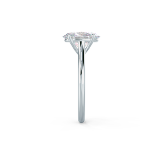 2.50ct Oval Cut Moissanite Diamond 14K Gold Engagement Ring