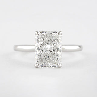 1.80CT Radiant Cut Moissanite Solitaire Engagement Ring