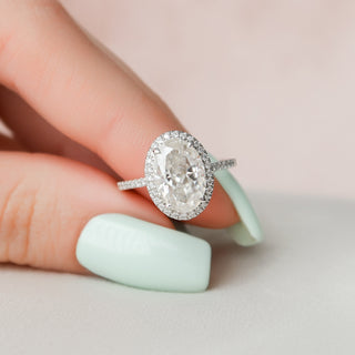 2.50CT Oval Cut Moissanite Diamond Engagement Ring